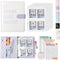 ONEDONE 100 Envelopes Money Saving Challenge Binder A5, Cash Envelopes and Erasable Marker for Saving