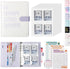 ONEDONE 100 Envelopes Money Saving Challenge Binder A5, Cash Envelopes and Erasable Marker for Saving