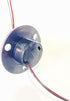 Taidacent Slip Ring Collector Ring Rotary Electrical Contact 5A 15A 20A 30A 40A 60A 2 Wires (5A)