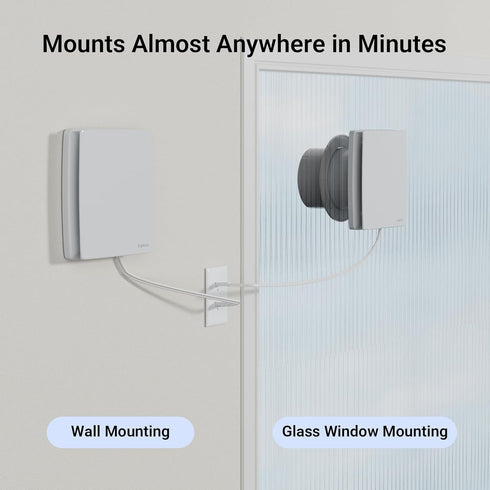 Cazooo 4 Inch 95 34 Bathroom Exhaust Fan with Plug, Window Wall Mount, m/h Airflow, dB Ultra Quiet, Plug-n-Play