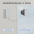 Cazooo 4 Inch 95 34 Bathroom Exhaust Fan with Plug, Window Wall Mount, m/h Airflow, dB Ultra Quiet, Plug-n-Play