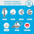 Premium Bidet Sprayer - Handheld Bide Jet Spray for Toilet | Adjustable Water Pressure | Leak-Proof Stainless Steel