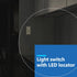 15A 120V/125V LCS1-1PTR-LASWP, LIDER Matte Finish Lighted Combination Decorator Switch and Tamper-Resistant Receptacle