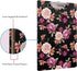 WAVEYU Cute Decorative Clipboard for Office School, Hardboard with Low Profile Clip, Floral Pattern (12.5"x9")