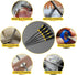 Mini Metal Needle File Set, 5pcs Small Hand Files for Detail Work, Hardened Alloy Steel Tools