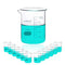 Low Form Graduated Glass Beaker Set, 12pcs of 100ml, 3.3 Borosilicate Glass