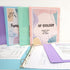 BAZIC 3 Ring Binder 1" Economy View Binders Organizer - Pastel Color, Round Ring, Hold 175 Sheets Paper, for School Office Home, 4-Count by BAZIC Products