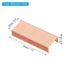 PATIKIL 24/6 Staples, 4000 Pcs 50/Strip Standard Size Jam Free Sharp Chisel Point Stapler Refill for Desktop Stapler Home Office, Rose Gold