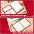 Toplive Cute A5 Refillable Notebook Binder, Canvas 6 Ring Cover, 100 Sheets Filler Paper, Puppy Pattern Journal