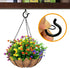 Datttcc 25PCS 2.3 Inch,Black Hanger Hooks with Safety Lock,Heavy Duty Hooks for Hanging, Christmas Patio Lights, String