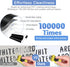 Magnetic Fridge Whiteboard Set: Dry Erase White Board (12X8"), Bonus Magnets, Markers & Erasers