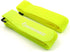Reusable Cinch Straps 2" x 100", 2 Pack Hook and Loop Straps, Neon Yellow