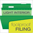 Pendaflex Reinforced Hanging Folders, Legal Size, Bright Green, 25/BX