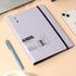 CAGIE A5 6 Ring Binder Notebook with Pockets, Refillable Planner, Dividers, A5 Refill Paper, Purple, 7 x 9.25 in