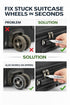 Travelmate Pro Luggage Wheel Lubricant Pen Fix Stuck Suitcase Wheels Instantly Smooth Rolling Travel TSA Approved