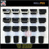 WallPeg Pegboard Bins & Cups - 15 each 5" Bins and 5