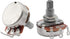 Musiclily Metric Full Size 500K Pots Split Knurled Long 18mm Shaft Linear Taper Guitar Potentiometers (Pack of 2)