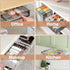 Under Desk Table Drawer Storage Organizer, 3 Pack Slide Out Drawers for Hidden Desktop Storage