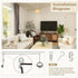 E26 20 (6M), 2-Pack DiCUNO Hanging Lantern Extension Cord Cable, Pendant Light Socket On Off Inline Cord Switch Control