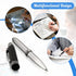 Zonon 15 3 1 1.0 mm Pieces in Ballpoint Pen with LED Flashlight and Stylus Tip Multi-Function Capacitive Pen, Black Ink