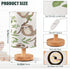 ALAZA Sloth Leaf Pattern Bedside Table Lamp with USB Port for Bedroom Nightstand Lamps Night Light Linen Fabric Shade