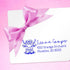 Premium Pre-Inked Personalized Name and Address Stamp, Custom Shaggy Highland Cow Design, Ideal for Dairy Product