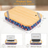 Mayjoy Bamboo Lap Desk with Storage, Cover Removable Lap Desk for Lap, Computer Laptop Stand on Lap, Work on Bed