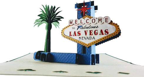 iGifts And Cards Las Vegas 3D Pop Up Greeting Card - Lady Luck, Gambling, Money, Fun, Special Occasion, Thank You