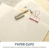 Zerodeko 10Pcs Metal Binder Clips, Medium Paper Clips for Document Organizing, File Clamps for Office School Supplies,