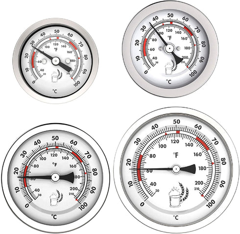XINAJUND 20-120 Essential Fermentation Homebrews Home Brewer Beer&Wine Glass Thermometers Double Temperature Scale