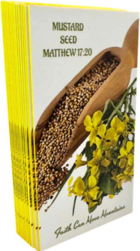 Pack Pack 15 Westmon Works Mustard Seed Holy Card Bulk Bundle Faith Can Move Mountains Prayer from Matthew