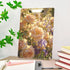 Yuiboo 9 12 Warm Tone Rose & Sunflower Bouquet Paper Clip Board Hard Board for Coaches Medical Classroom Size x