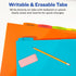 Avery Durable Plastic 8 Tab Write & Erase Dividers with Pockets for 3 Ring Binders, Multi Brights, Works with Sheet