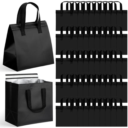 FoldTier Insulated Bags for Food Delivery, Lunch Bags Bulk Insulated Take Away