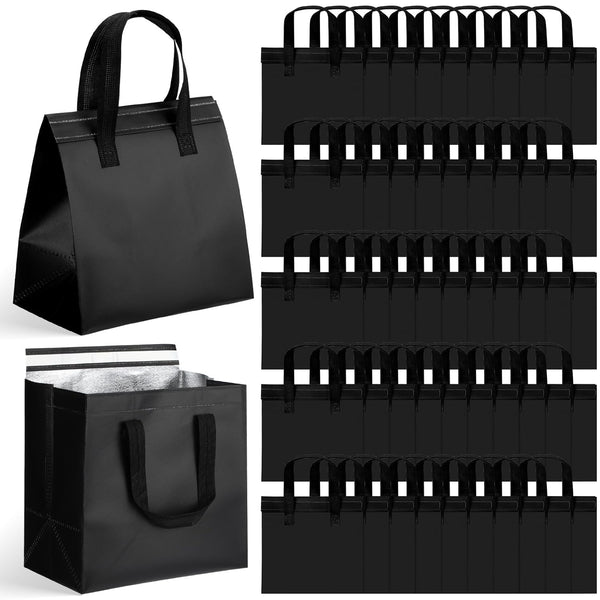 FoldTier Insulated Bags for Food Delivery, Lunch Bags Bulk Insulated Take Away