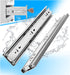 YENUO Stainless Steel Full Extension Drawer Slides | Side Mount 10-24 Inch | Heavy Duty 100 lbs (1 Pair, 10 Inch)