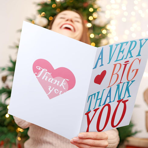 9 Sets 14 22" 9 etec Big Thank You Cards with Envelope x Jumbo Giant Appreciation Card Oversize Large Greeting Message