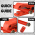 2 Pcs LCP-240 Wire Stripper with 10 Blades Cutter, Cable Stripper for AWG 12 to 4/0 Cables