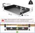No Drill Under Desk Laptop Mount, Metal Under Desk Storage Shelf with Cable Management, Laptop Storage Tray