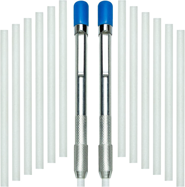 ALLY Tools Two Round Soapstone Holder with 14 Quality Round Soapstone Pens for Welders