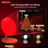 670nm Timer/Dimmer, Red Therapy Night Light for Sleep Aid, Baby Nursery & Bedrooms - Bedside Lamp with Amber Light
