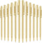 Unibene 18 Pack Gold Slim Ballpoint Pens, Black Ink, Medium Point (1 mm), Nice Gift for Office Students
