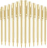 Unibene 18 Pack Gold Slim Ballpoint Pens, Black Ink, Medium Point (1 mm), Nice Gift for Office Students