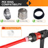 20-Pack PEX Fittings, 1/2" PEX x 1/2" Female NPT Swivel Adapter, Brass Crimp Fitting for PEX Pipes, ASTM F1807