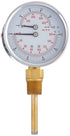 PIC Gauges TRI-HD-302L-G Bottom Mount Industrial Heavy Duty Round Dial Tridicator, 3" Dial, 0/200 psi Range