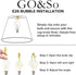 4.2" Bulb Adapte(1 (H:4.2" W2.1") GO&SO Small Clip On Lamp Holder,Lamp Shade Light Clip Pc,Gold),Lamp Finials