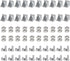 20 Sets 15 Series Connector 1515 Aluminum Extrusion Corner Piece with 20PCS Corner Bracket, 40PCS Screws, 1515 T Nut