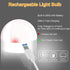 Rechargeable Battery Operated Light Bulbs, 300LM E26 Screw in (Magnetic Detachable) with Remote Control, Dimmable, Timer