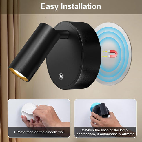 Dimmable, 4 Pack) Kimjo Spot Lights Indoor, Wireless LED Spotlight, Uplighting Indoor with Remote and Accent Lighting
