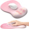 TECKNET Ergonomic Mouse Pad with Wrist Rest, Memory Foam Mousepad with Wrist Support,